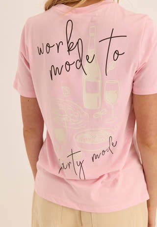 Pcfran Ss Tee Box Jrs Pink