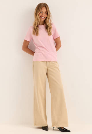 Pcfran Ss Tee Box Jrs Pink