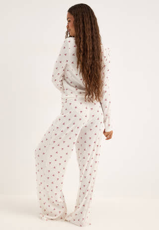 Pointelle Pyasmas Patterned
