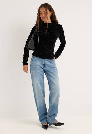 Velvet Top Black