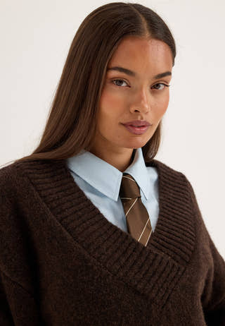 Onlhella Tie Brown