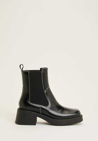 Dorah Leather Boot White