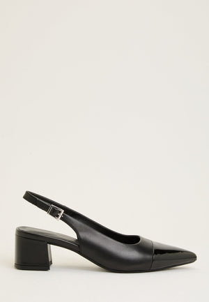 Marta Leather Pumps Black