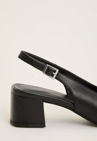 Marta Leather Pumps Black