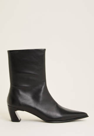 Ilona Leather Boot Black