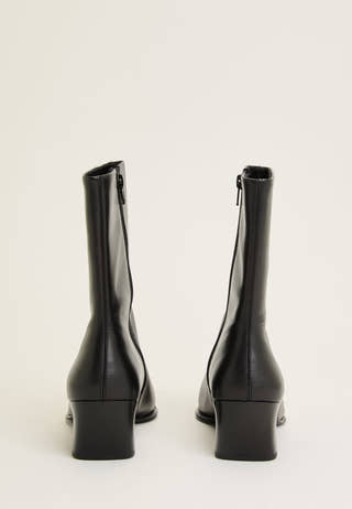 Ilona Leather Boot Black