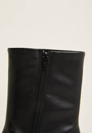 Ilona Leather Boot Black