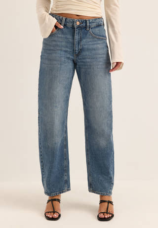 Vibrady Rw Barrel Denim Jeans Blue