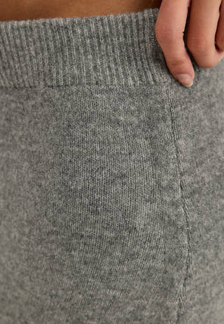 Pcsally Mw Ankle Skirt Grey
