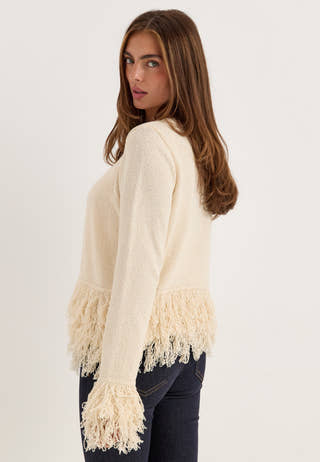 Vmsunny Ls Knit Cardigan Beige