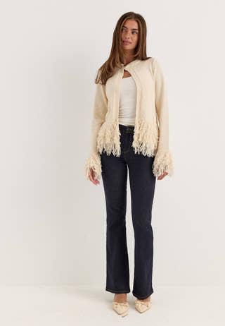 Vmsunny Ls Knit Cardigan Beige