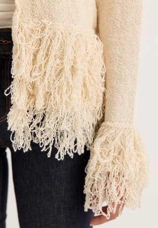 Vmsunny Ls Knit Cardigan Beige