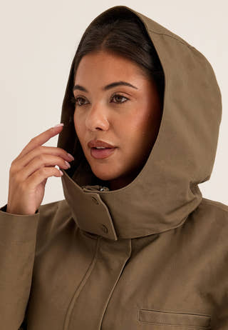 Objgerda L/S LO LONG COAT Brown