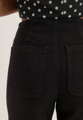 Onlmadeline Hw Wd Pocket Dnm GUA554 Black