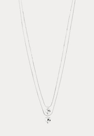 Penina Gift Set, Necklace & Earstuds, silver-plated Silver