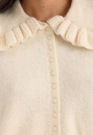 Yasfrilo Ls Knit Cardigan