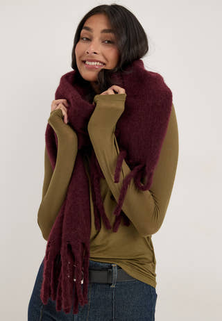 Pcnikita Long Scarf Purple
