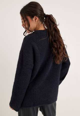 Pctina Ls O-neck Knit Blue