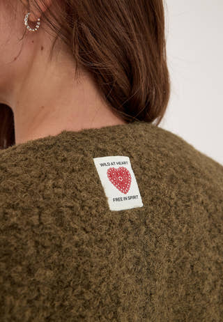 Pcalison Balloon Bomber Jacket Green