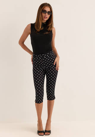 Capri Trousers Dotted