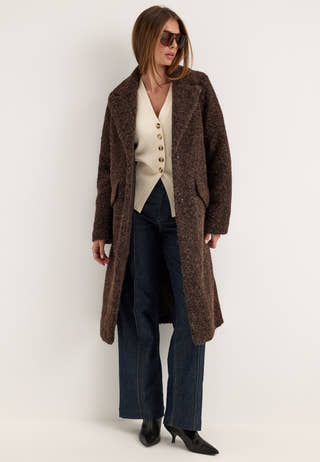Vmelena Long Coat Brown