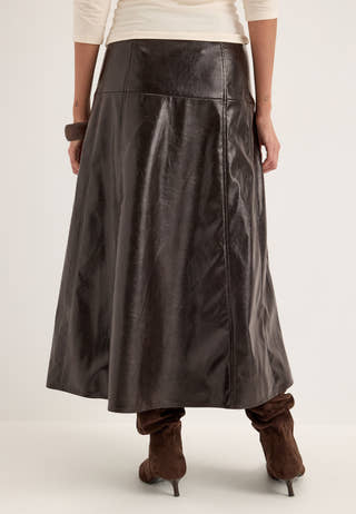 Vmdash Hw Coated 7-8 Skirt Brown