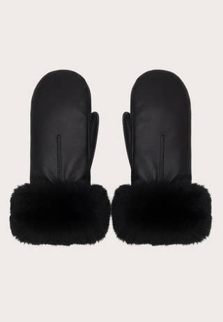 Objjune Mittens Div Black