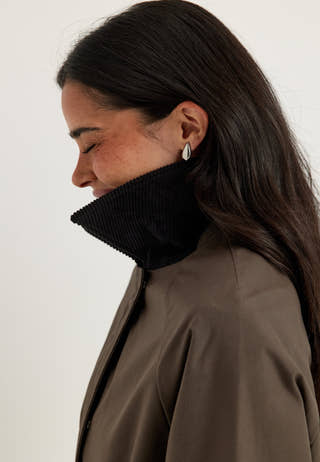 Slwwilma Waxed Jacket Brown