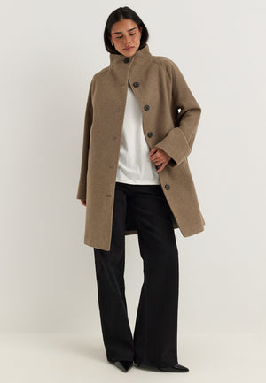 Slwzia-vinni Wool Blend Coat Beige