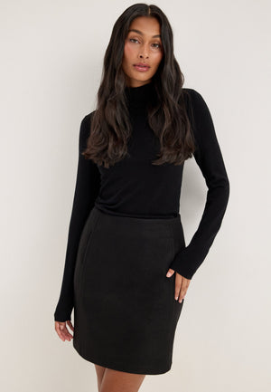 Vizikka Hw Short Skirt Black