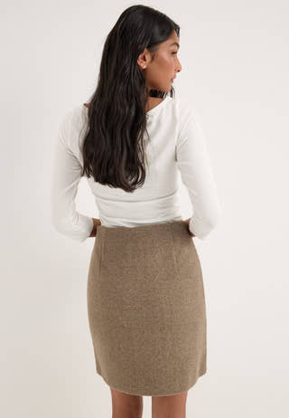 Vizikka Hw Short Skirt Grey
