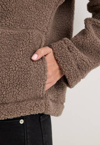 Onlmegan Teddy Jacket Brown