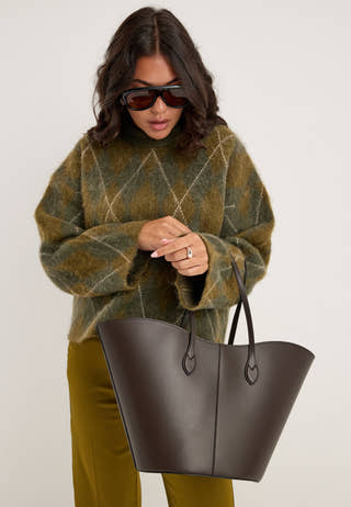 Milan Leather Bag Brown