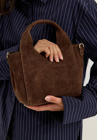 Salerno M Leather Bag Brown