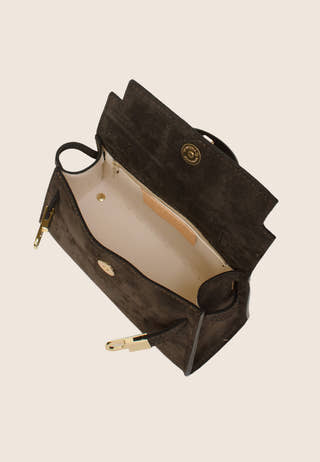 Trento Suede Bag Brown