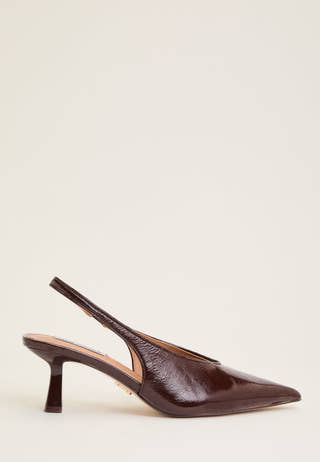 Alari Leather Slingback Brown