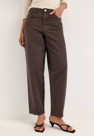 Objmiu Zoe Mw Barrel Ank Twill Jeans