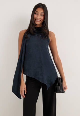 Objluma S/L RE ASYMMETRIC TOP Blue