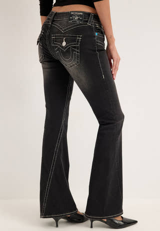 Western Yoke Joey Lr Flare Flap Blue