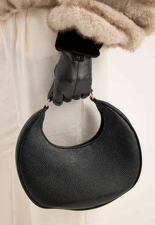 Glove Fashion Faux Black