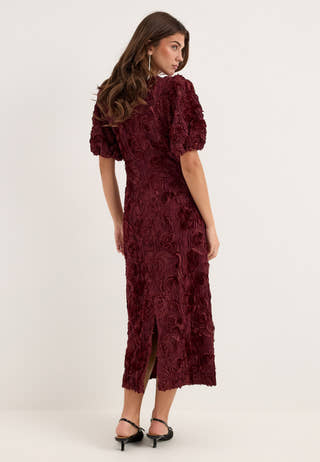 Yaslinnea 2/4 Long Dress Red