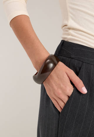 Aase Maxi Bangle Brown