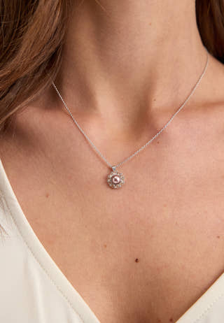 Miss Sofia Necklace Pink