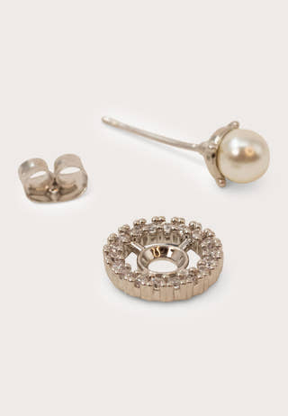 Miranda Twist Earrings Silver