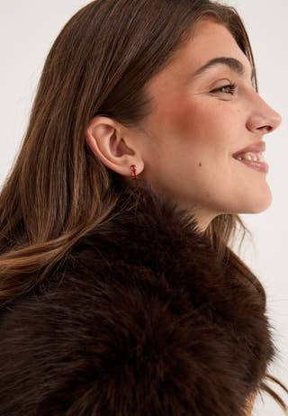 Margaux Earrings Red