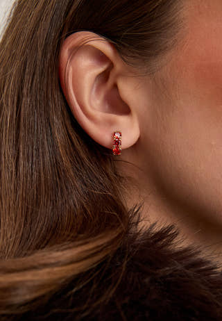 Margaux Earrings Red