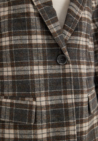 Onlnoelia-chelsea L/S CHECK BLAZER Patterned
