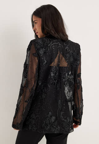 Viditte L/S BLAZER Black