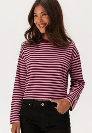 Pcjassy Ls O-neck Knit Red
