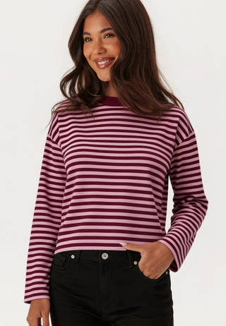 Pcjassy Ls O-neck Knit Red